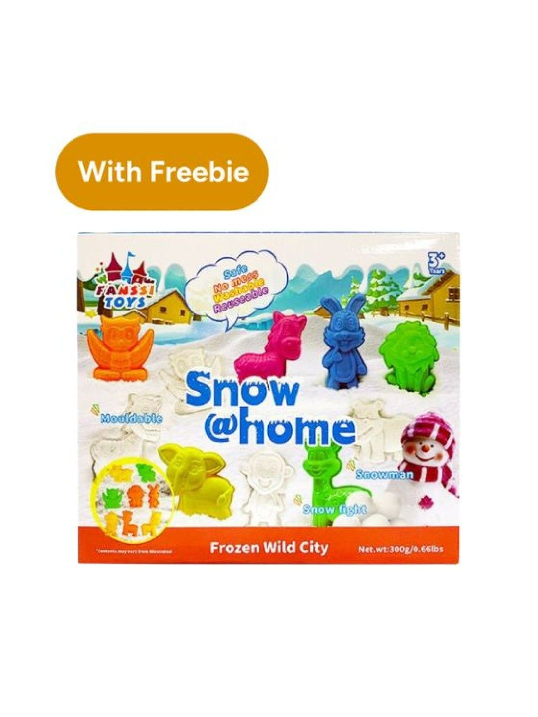 Motion Sand Frozen Wild City Snow Playset (Snow at Home) (No Color- Image 1)