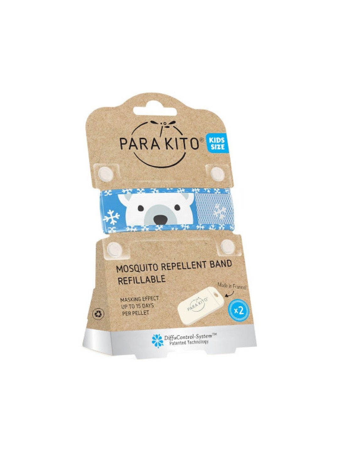 Para'kito Wristband Kids - Polar Bear (No Color- Image 2)