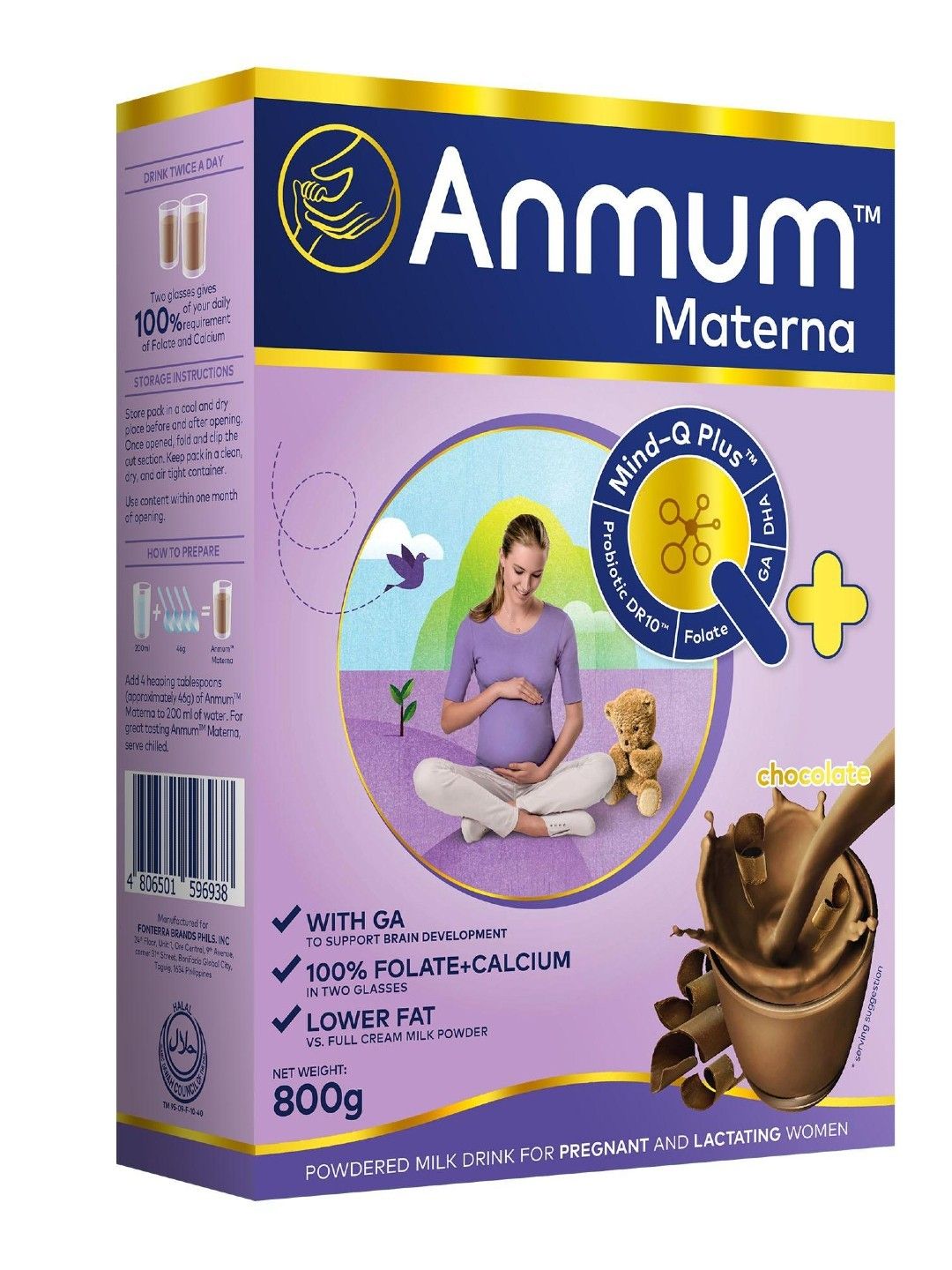 Anmum Anmum Materna Milk Powder Chocolate (800g) [Expiry: 5/24/2024]