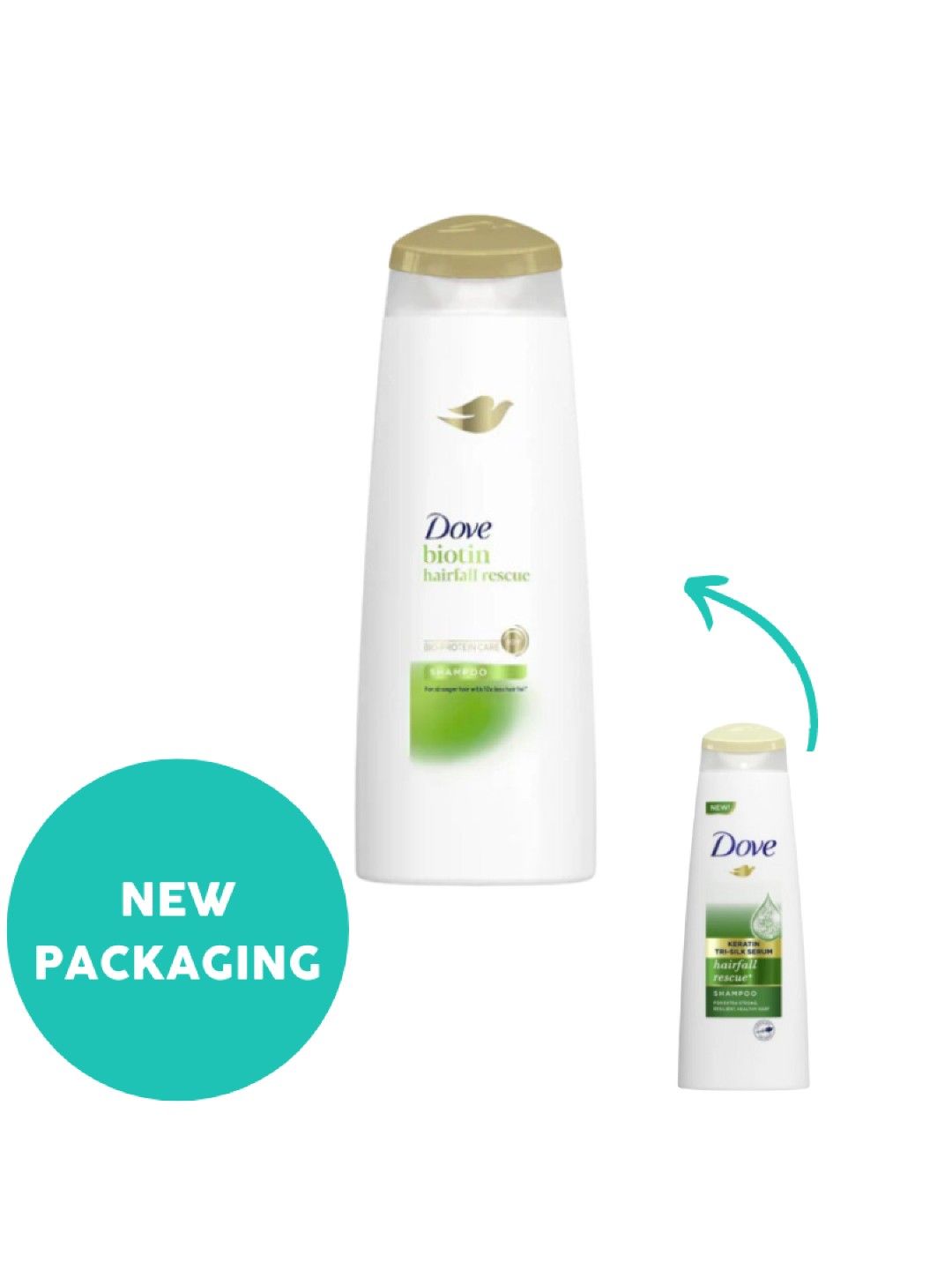 Dove Shampoo Hair Fall Rescue (340ml) (No Color- Image 3)