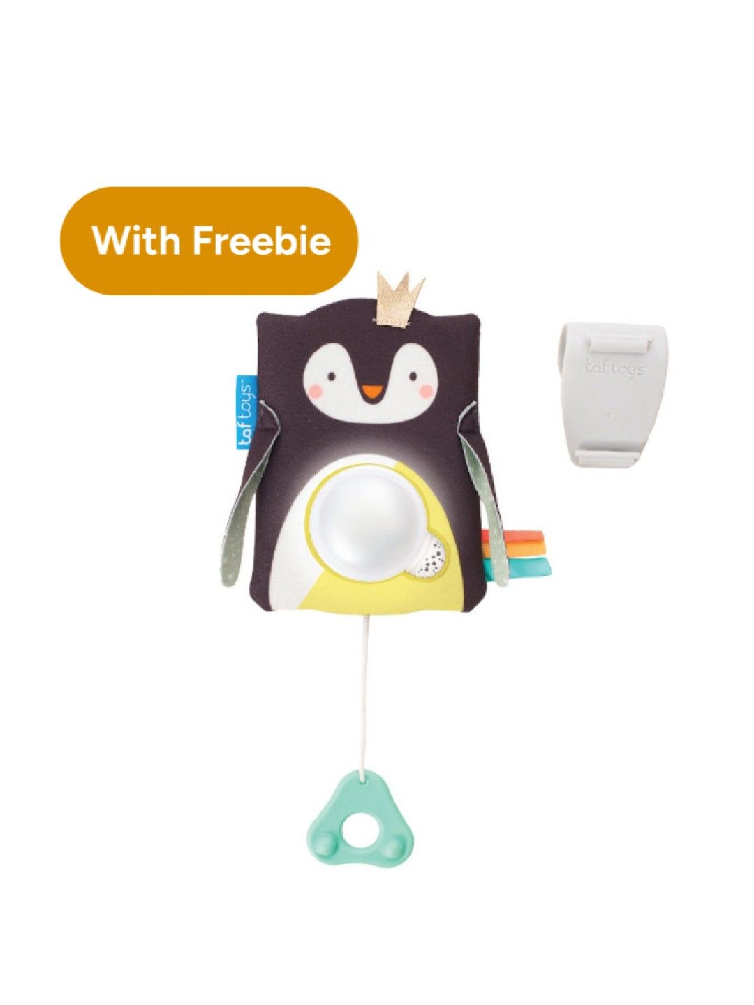 Taf Toys Prince the Penguin Baby Soother (No Color- Image 1)