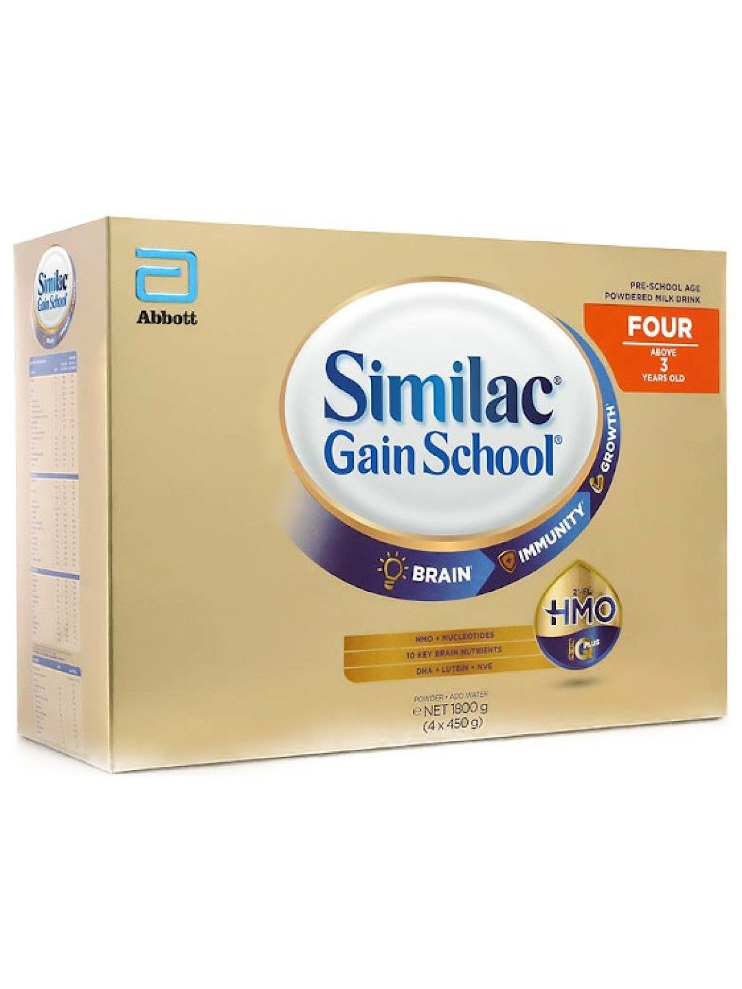 Similac Gainschool 5 HMO For Kids Above 3 Years Old (1.8kg) [Expiry: 5/26/2024] (No Color- Image 1)