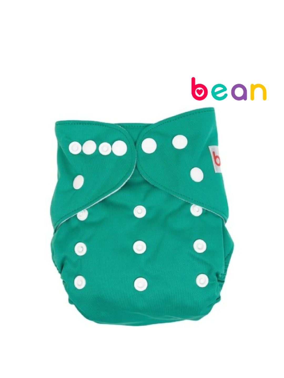 bean fashion Snappies Plain Green Gear Cloth Diaper (No Color- Image 1)