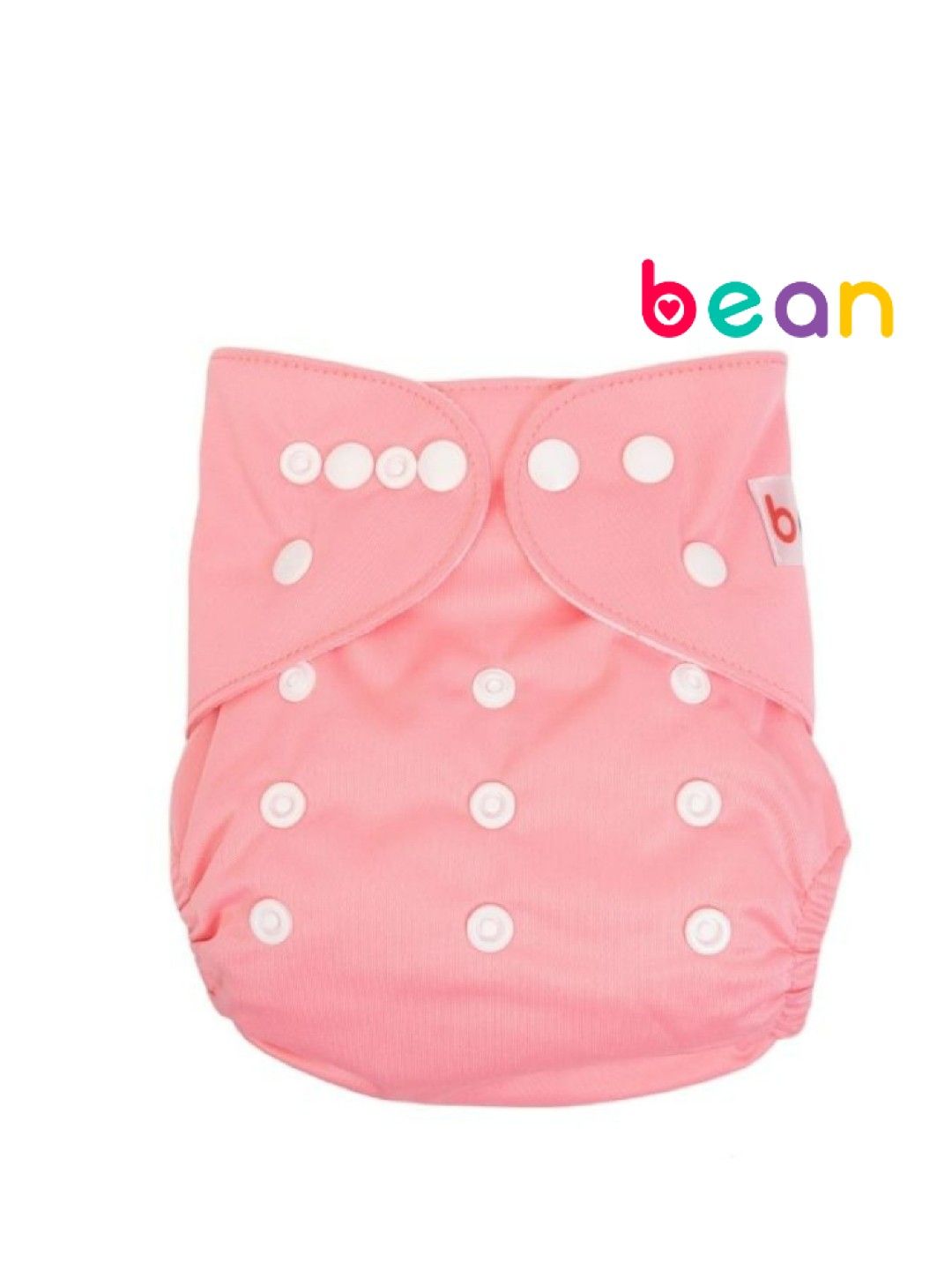 bean fashion Snappies Plain Pink Gear Cloth Diaper (No Color- Image 1)