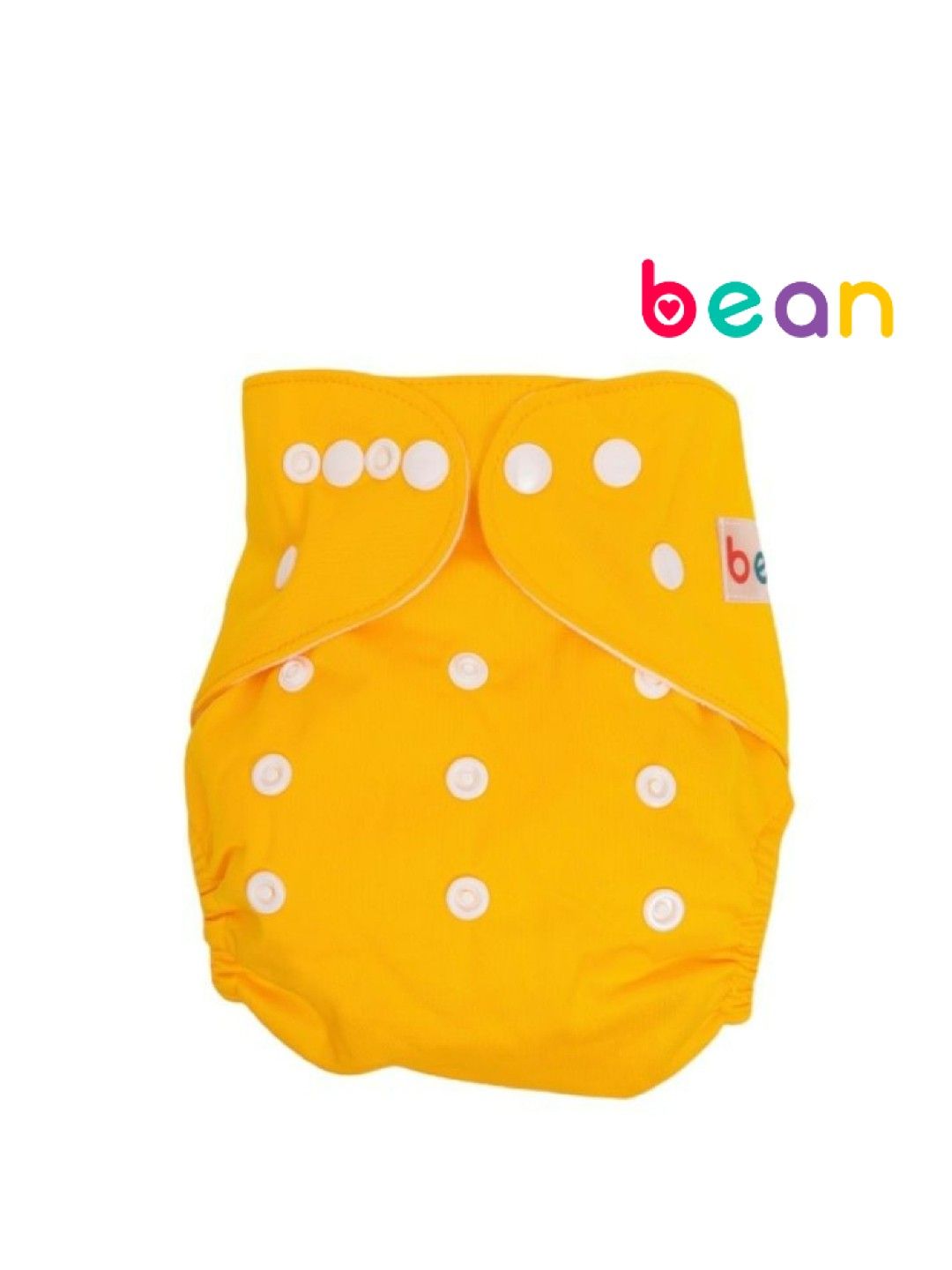 bean fashion Snappies Plain Yellow Gear Cloth Diaper (No Color- Image 1)