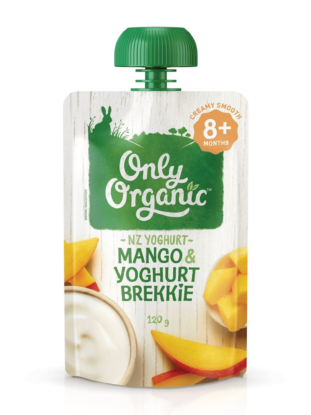 Only Organic Mango & Yoghurt Brekkie (120g) [Expiry: 6/27/2024] (No Color- Image 1)