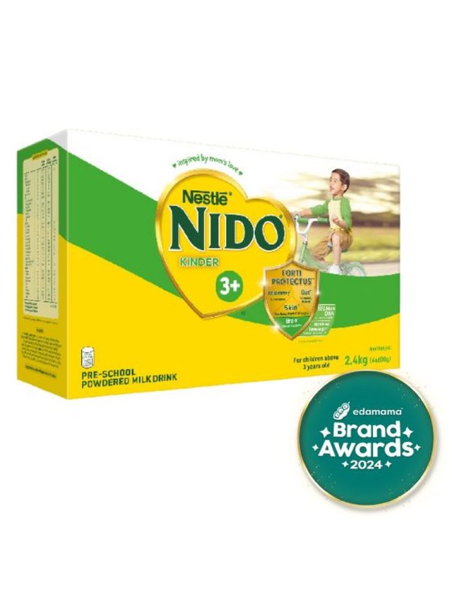 Nido 3+ Powdered Milk Drink For Pre-Schoolers Above 3 Years Old (2.4kg)