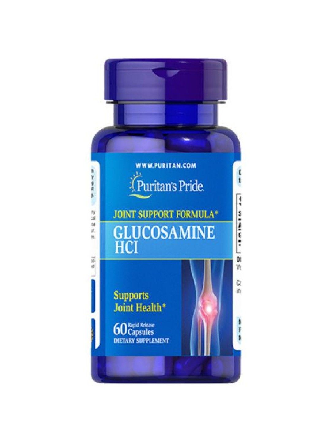 Puritan's Pride Glucosamine Sulfate 1000mg (60 capsules) (No Color- Image 1)