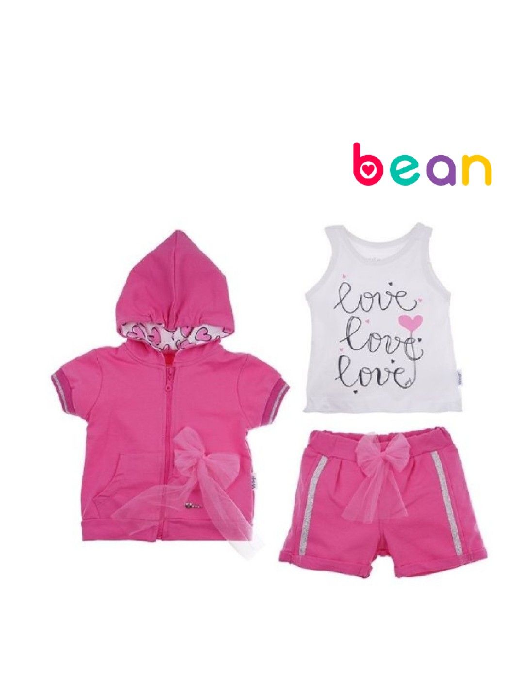 bean fashion Wogi Play 3-Piece Love Jacket Set (No Color- Image 1)