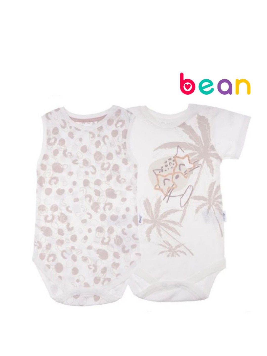 bean fashion Wogi Play Aloha Onesies Set of 2 (No Color- Image 1)