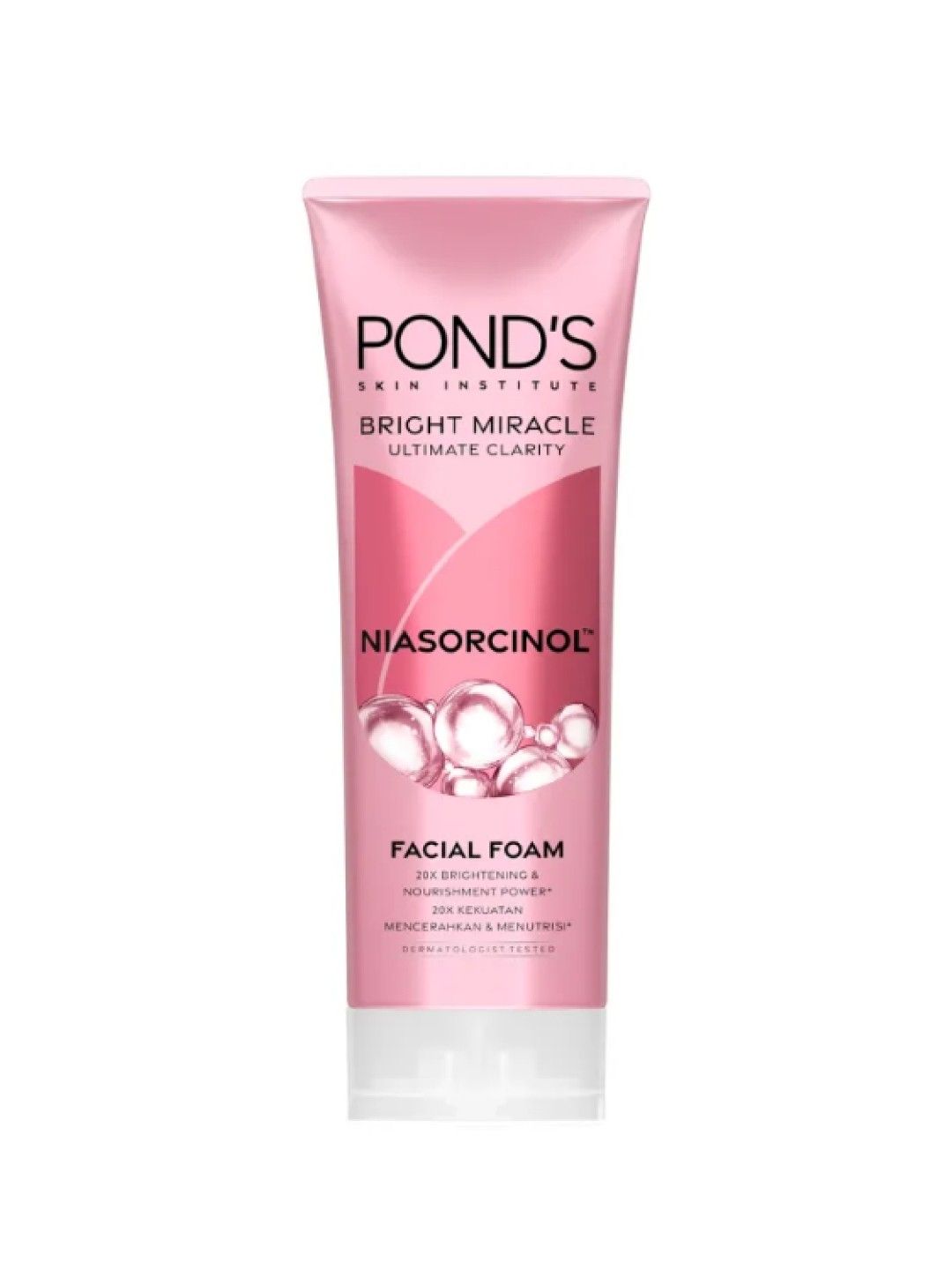 Pond's Bright Facial Foam with Niacinamide and 4D Hyaluronic Acid (100g) (No Color- Image 2)