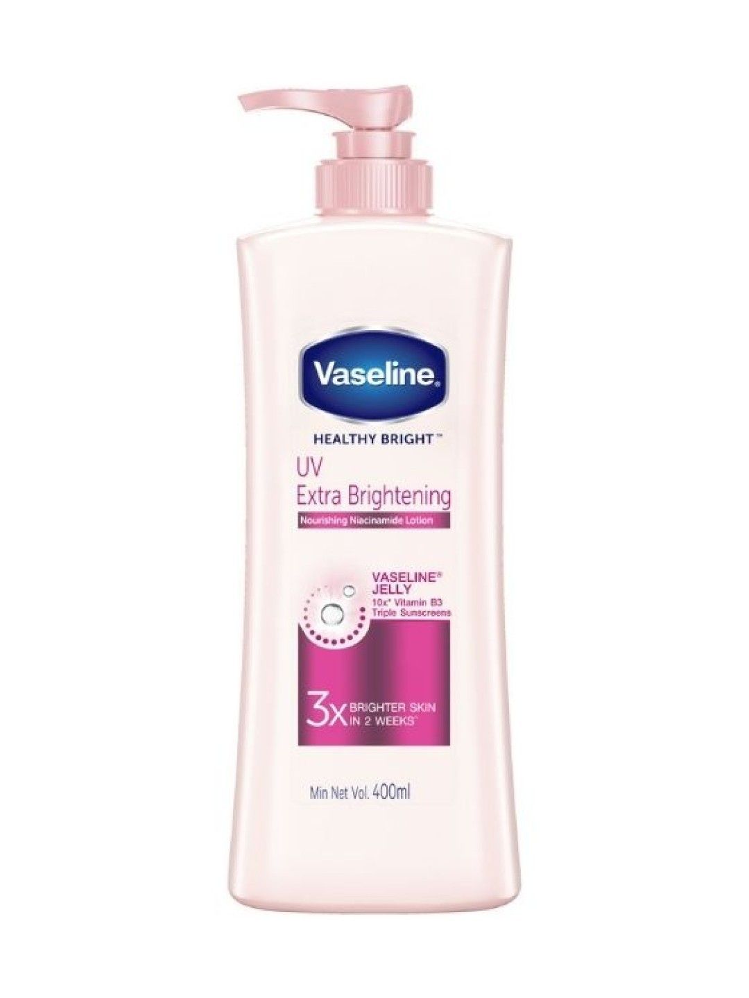 Vaseline Healthy Bright UV Extra Brightening Lotion (400ml) [Expiry: Jun 2025]