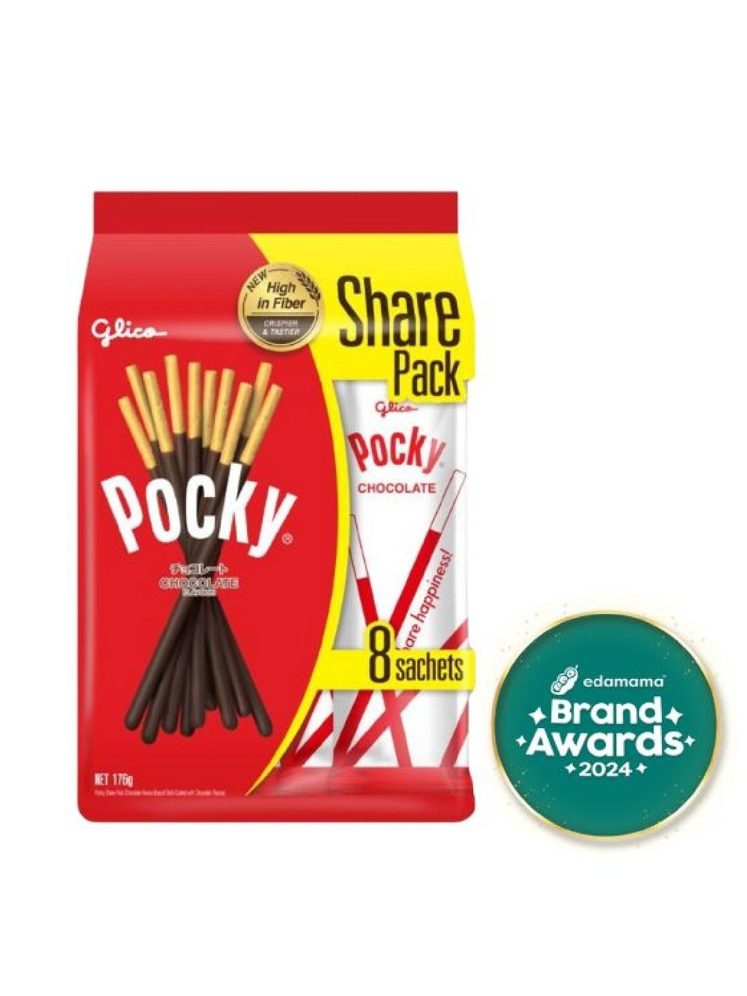 Pocky Chocolate Biscuit Sticks Share Pack [Expiry: 10/7/2024] (No Color- Image 1)
