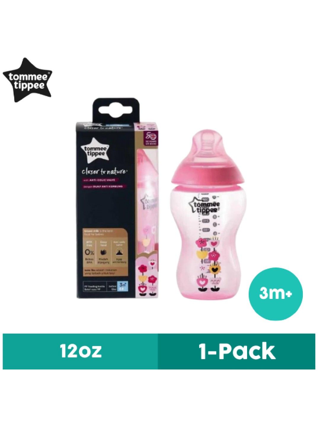 Pack 2 biberones CTN 340 ml Tommee Tippee