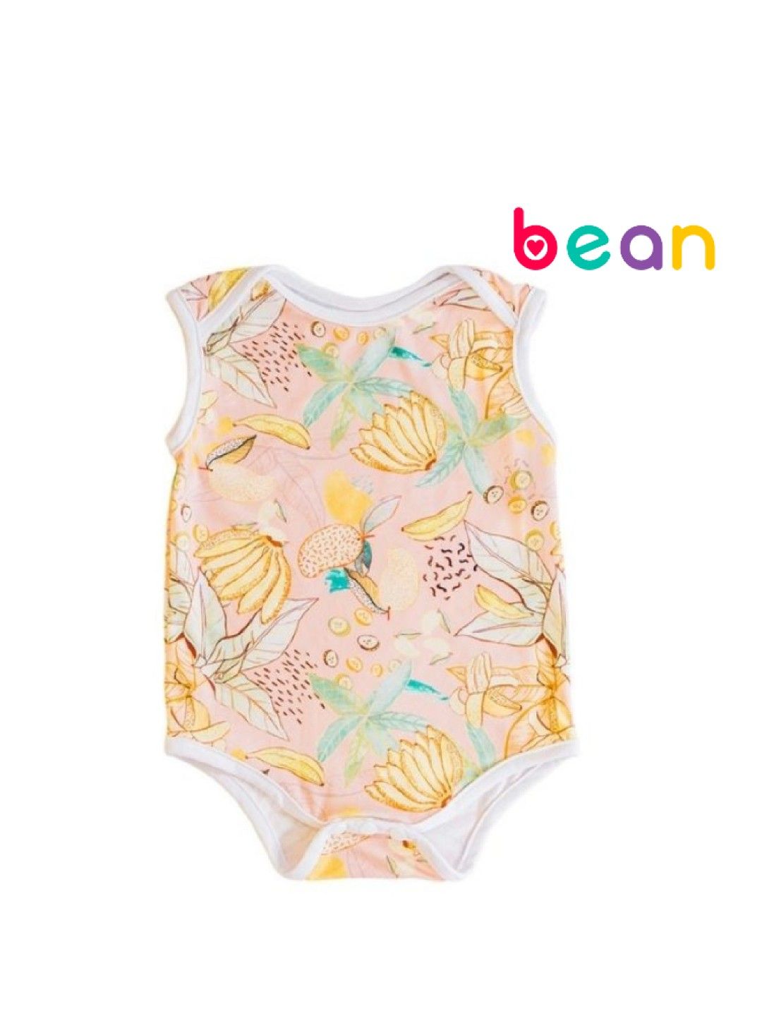 bean fashion Saging Swirl Play Sleeveless Onesie (No Color- Image 1)