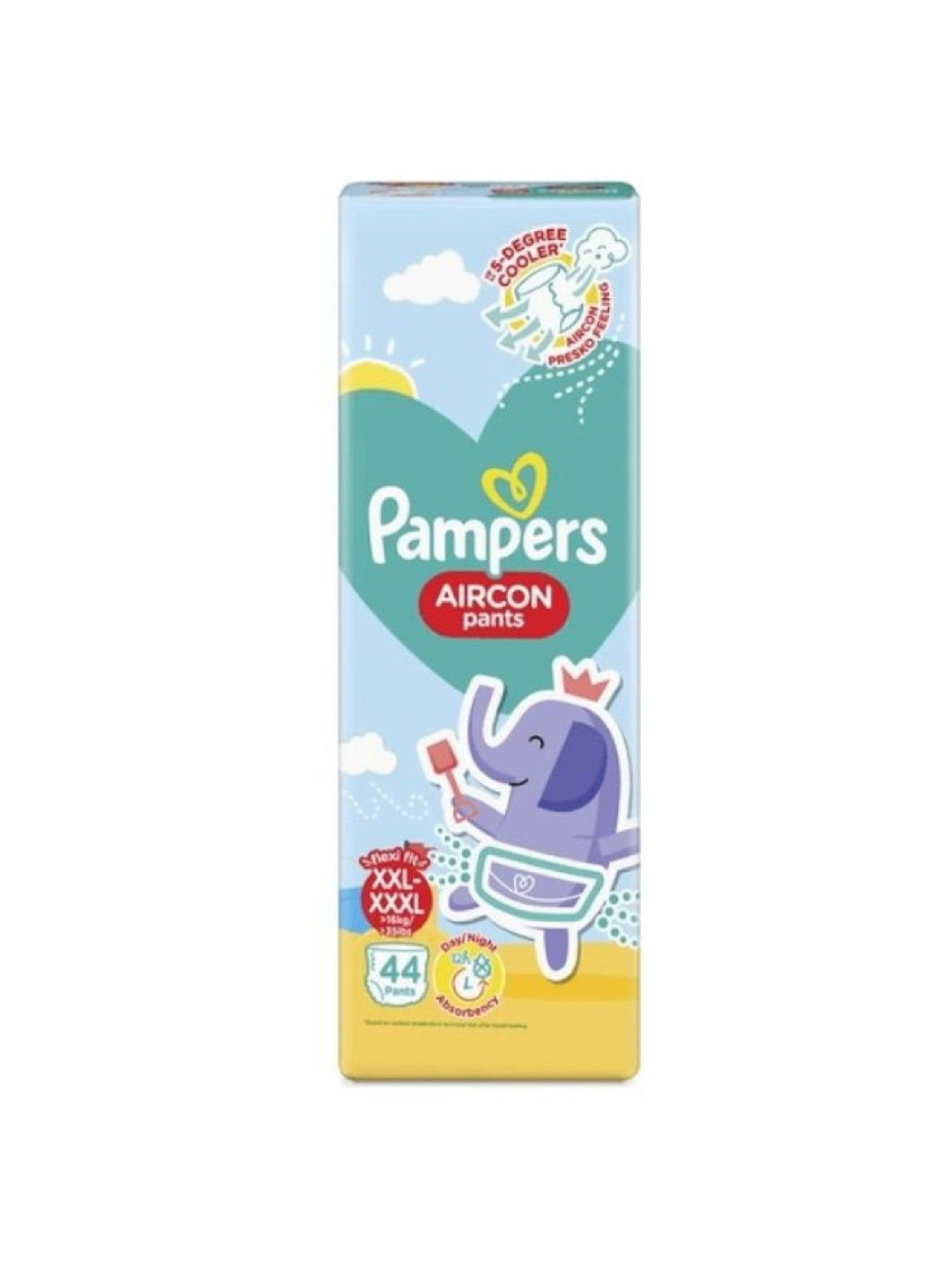 Pampers Aircon Pants Diapers XXL 44s x 1 pack (44 pcs) (No Color- Image 1)