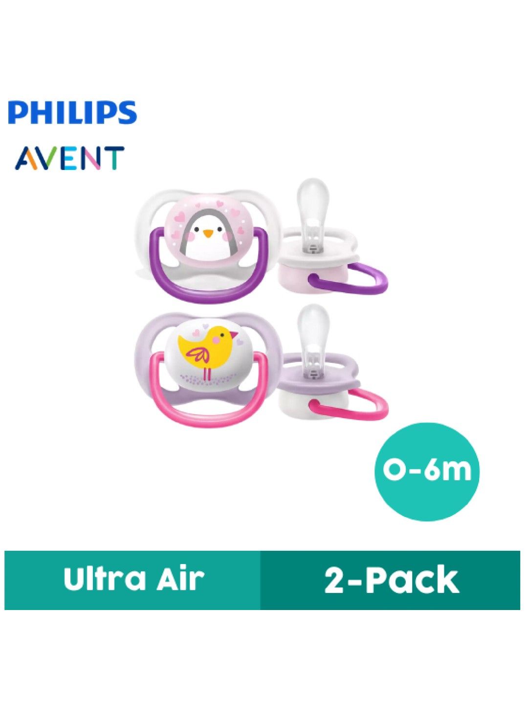 Avent Philips Avent 0-6M Ultra Air Pacifier (2-pack)