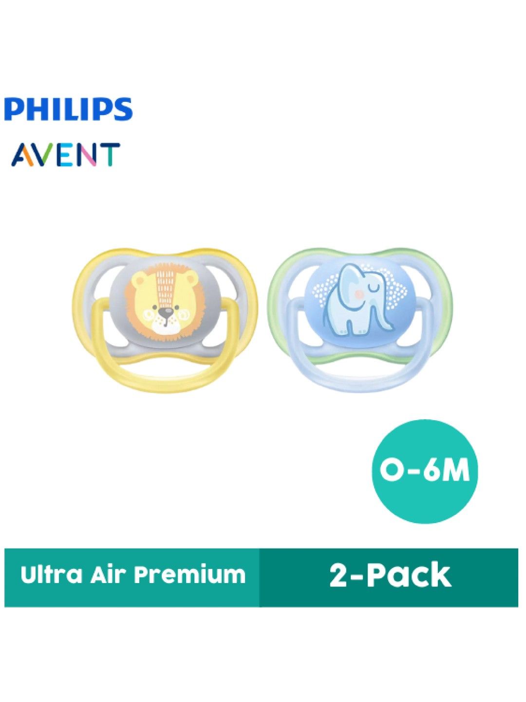 Avent Philips Avent 0-6M Ultra Air Premium Pacifier (2-pack)
