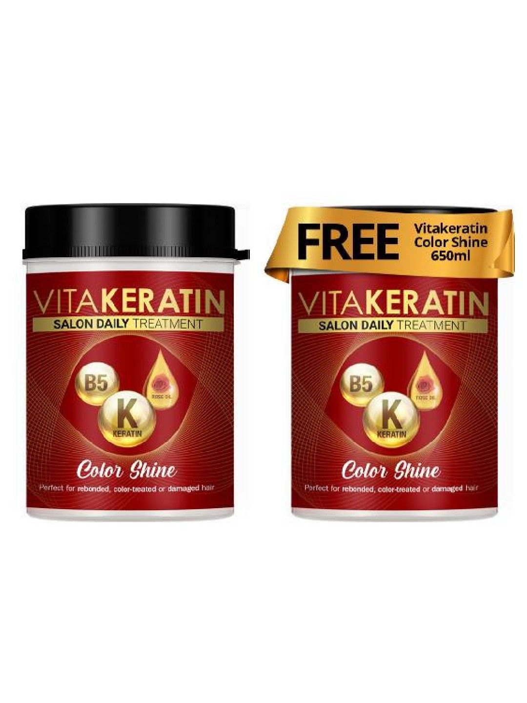 Vitakeratin Treatment Color Shine (650ml) Buy One Get One Free