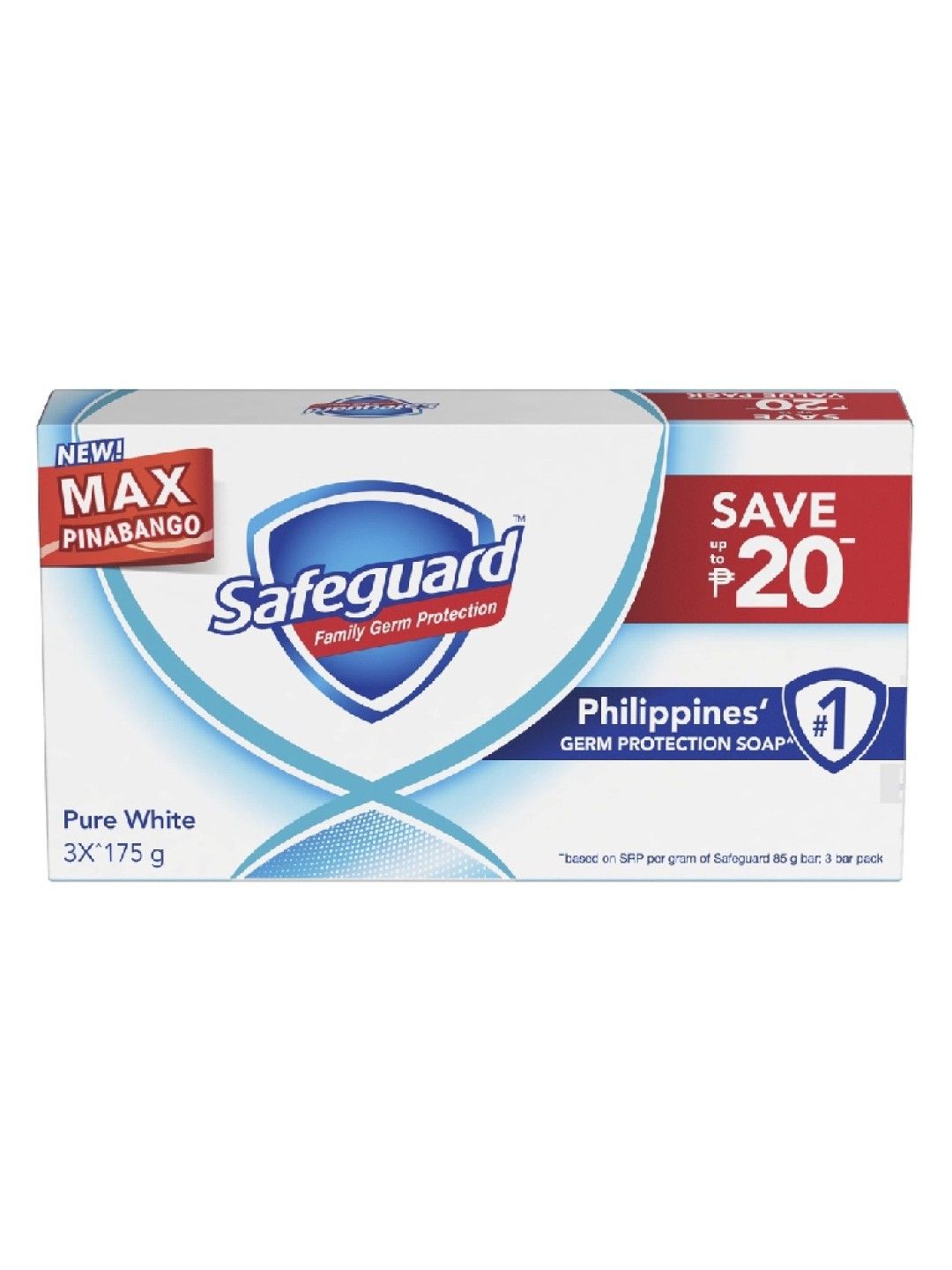 Safeguard Bar Soap White (3 x 175g)