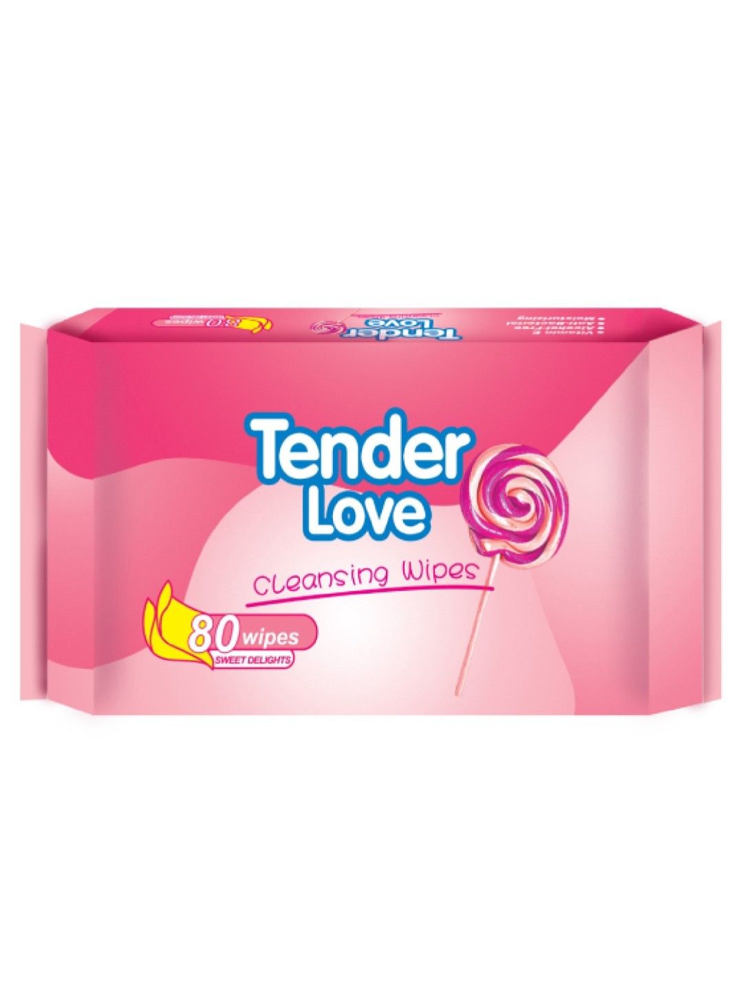 Tender Love Sweet Delights Cleansing Wipes (80s) [Expiry: May 2025]