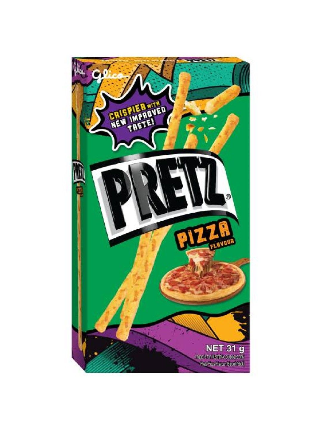 Pretz Pizza Flavour Biscuit Sticks [Expiry: Nov 2024] (No Color- Image 1)