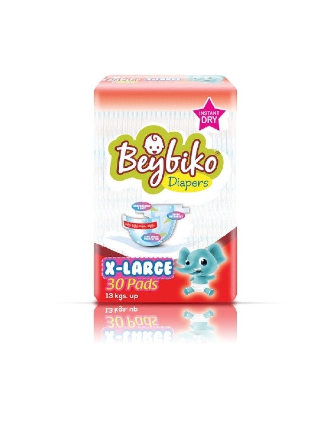Beybiko Baby Diapers XL 30s [Expiry: Jul 2025] (No Color- Image 1)