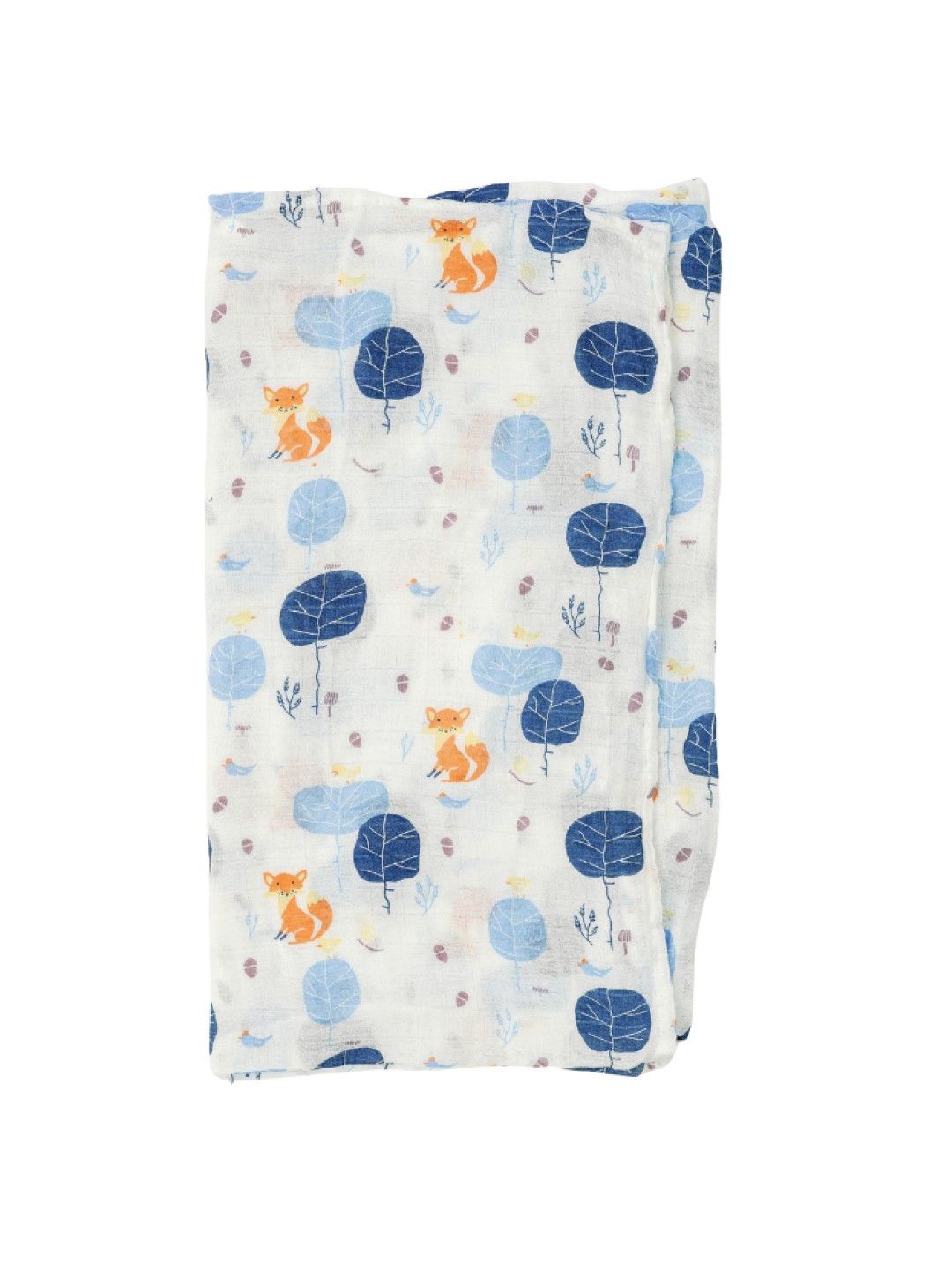 bean Bamboo Muslin Swaddles Pack of 3 Blue Stars (Blue Stars- Image 3)