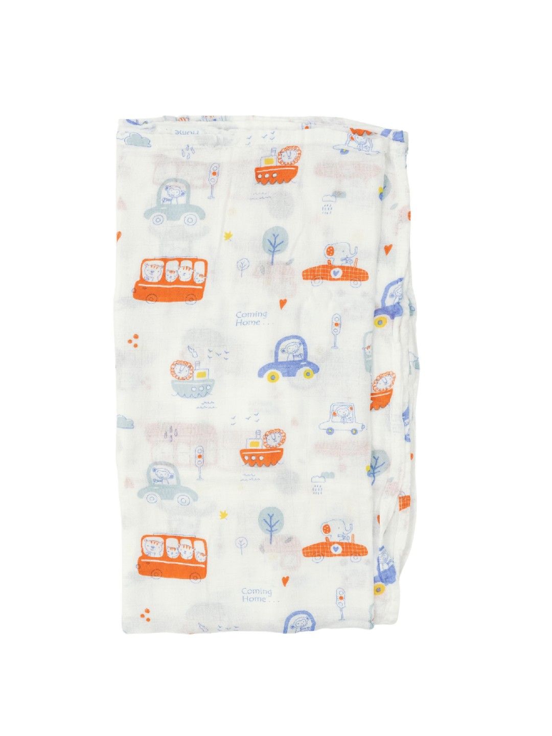 bean Bamboo Muslin Swaddles Pack of 3 Explorer (Explorer- Image 4)