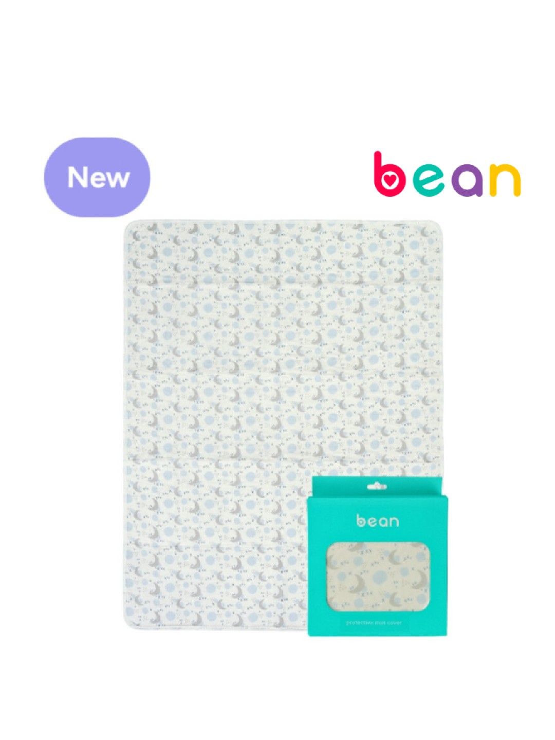 bean Ava Waterproof Baby Mat Moon