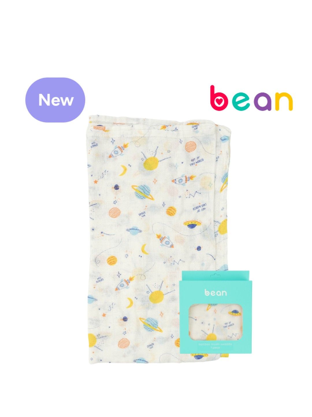 bean Bamboo Muslin Swaddles Galaxy