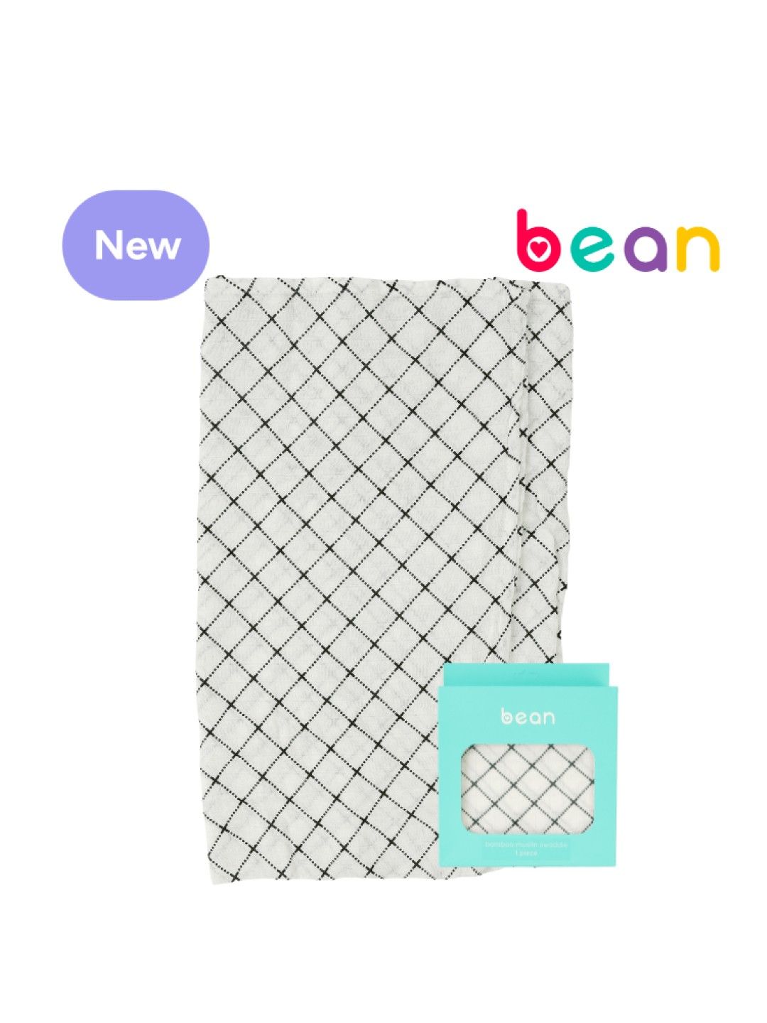 bean Bamboo Muslin Swaddles Grid