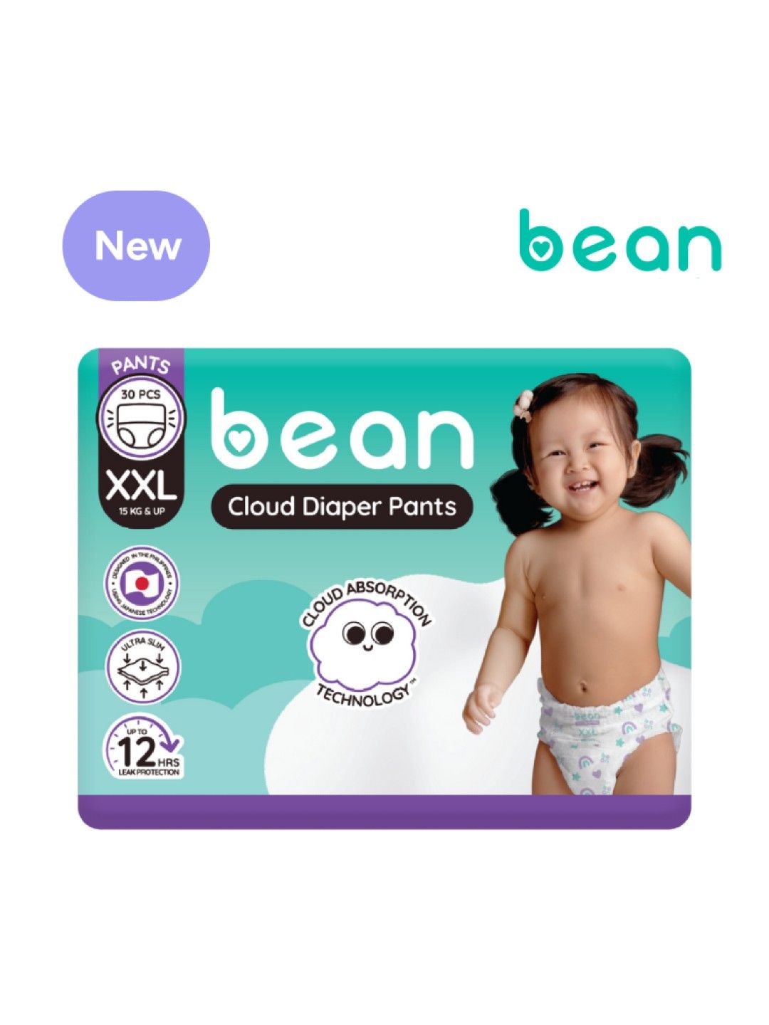 bean Cloud Diaper Pants XXL (30s)