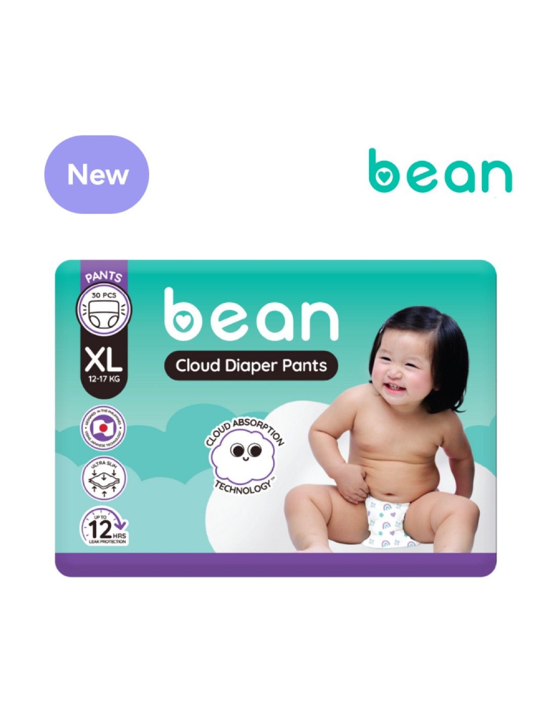 bean Cloud Diaper Pants XL (30s)