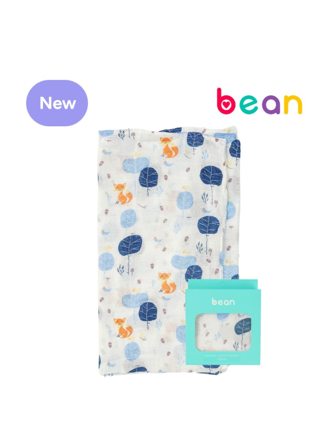 bean Bamboo Muslin Swaddles Tree