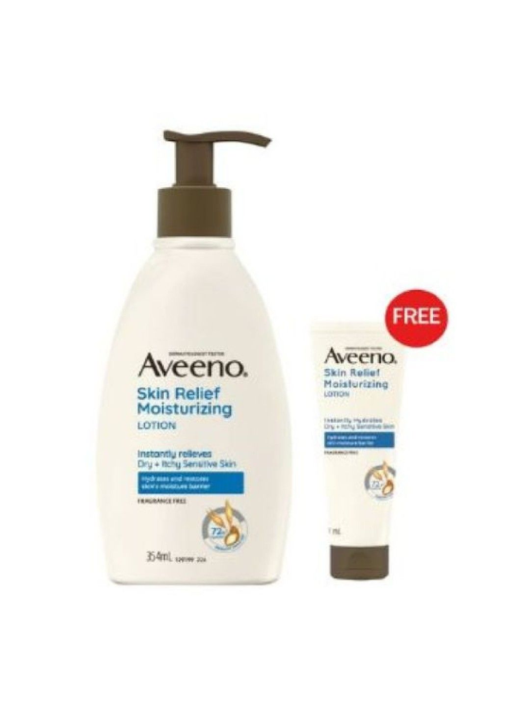 Aveeno Skin Relief Moisturizing Lotion (354ml) + FREE 71ml (No Color- Image 1)