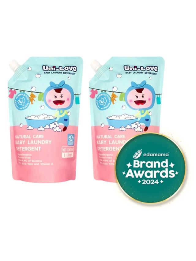 Uni-love Baby Laundry Powder Scent Detergent 2-Pack (1L)