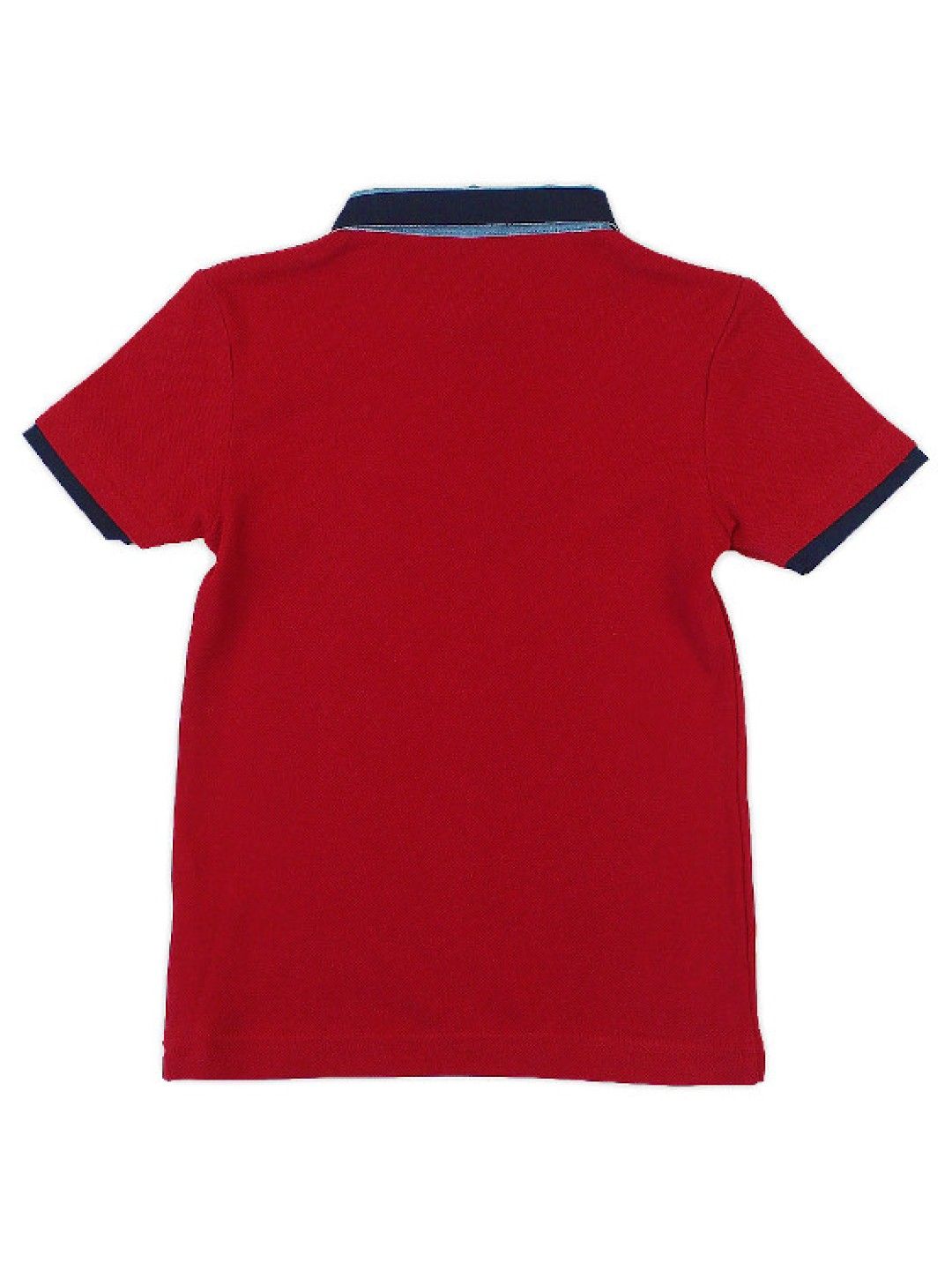 Periwinkle Edison Polo Shirt (Red- Image 2)