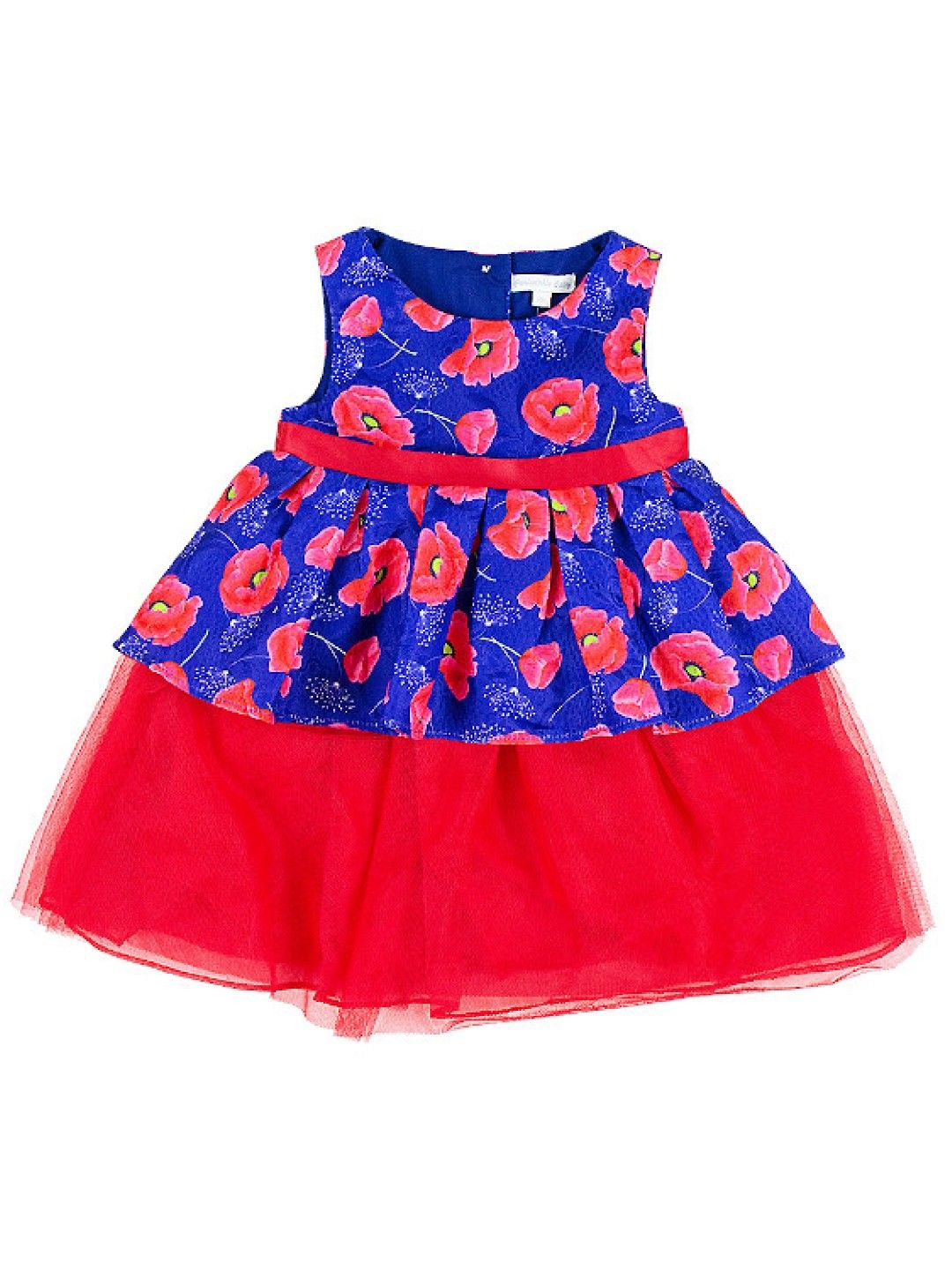 Periwinkle Edna Baby Dress Set (Navy Blue- Image 2)