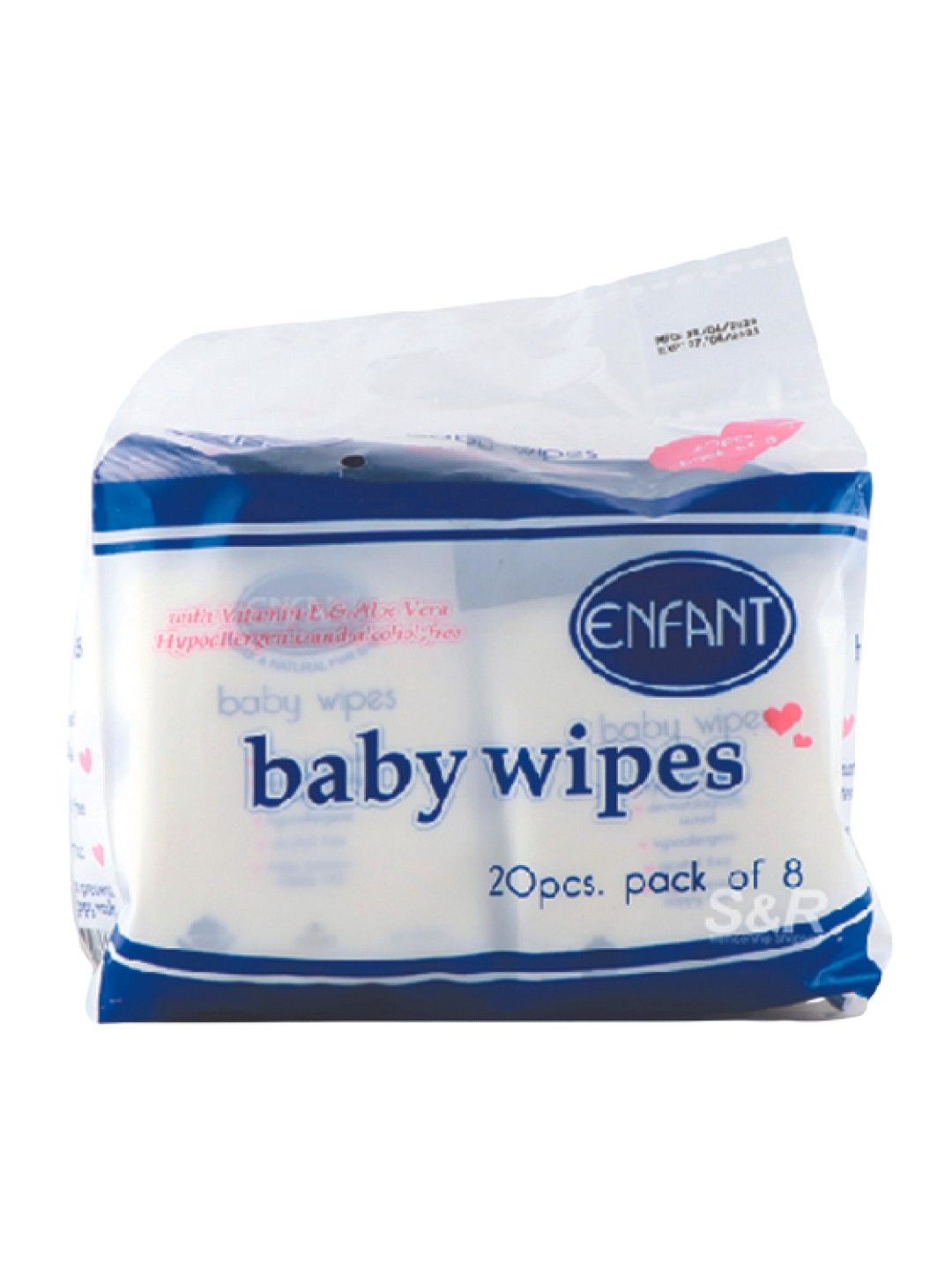 Enfant Enfant Baby Wipes 20's X 8 (No Color- Image 1)