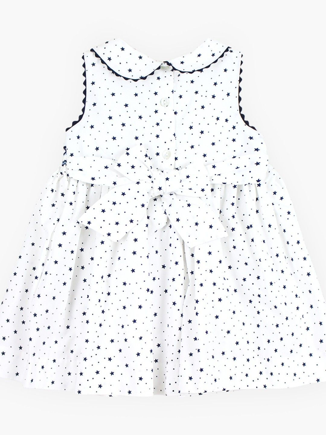 Periwinkle Elvira Baby Dress Set (White- Image 3)