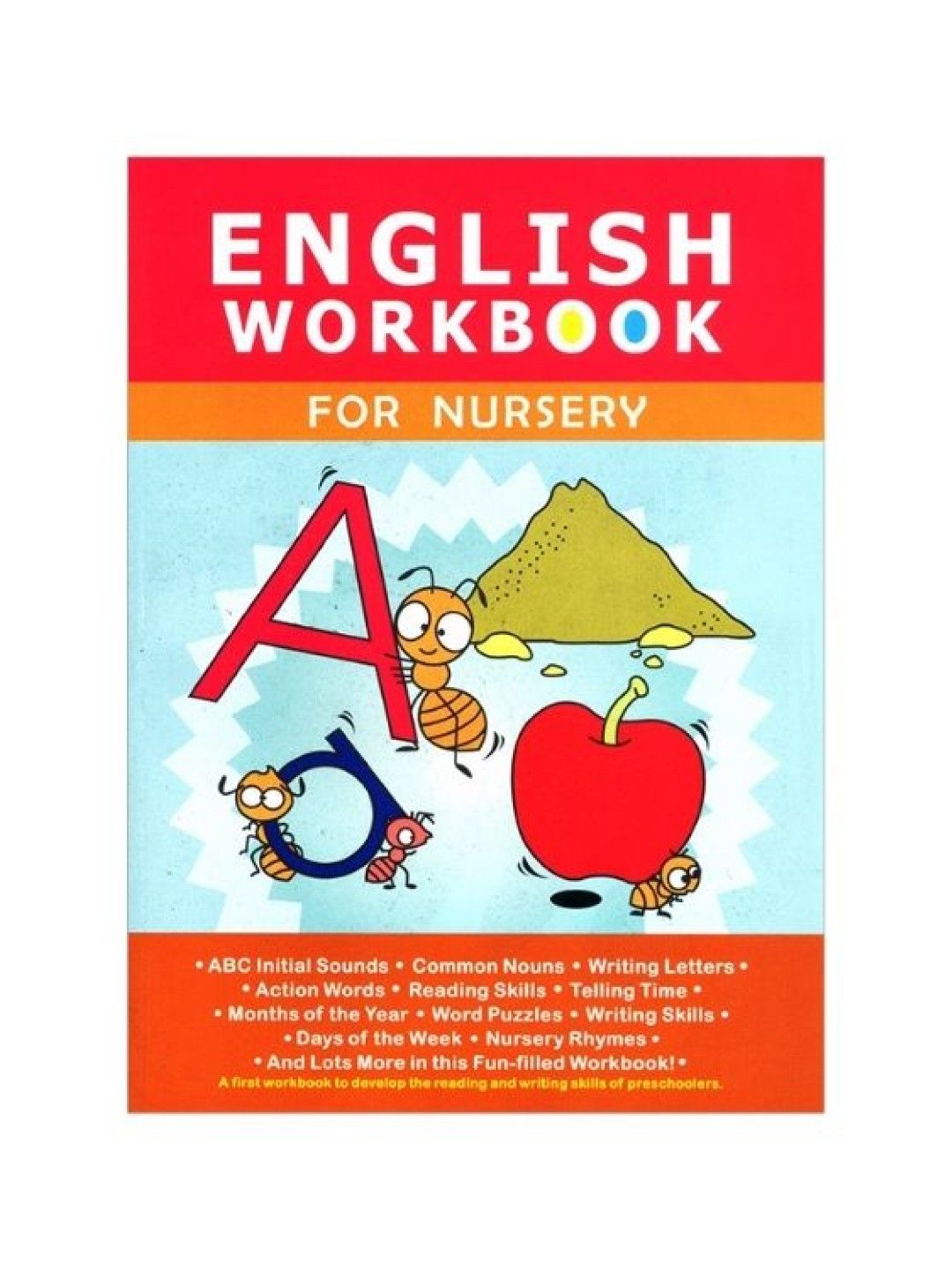 Learning is Fun English Work Book For Nursery-Updated (No Color- Image 1)