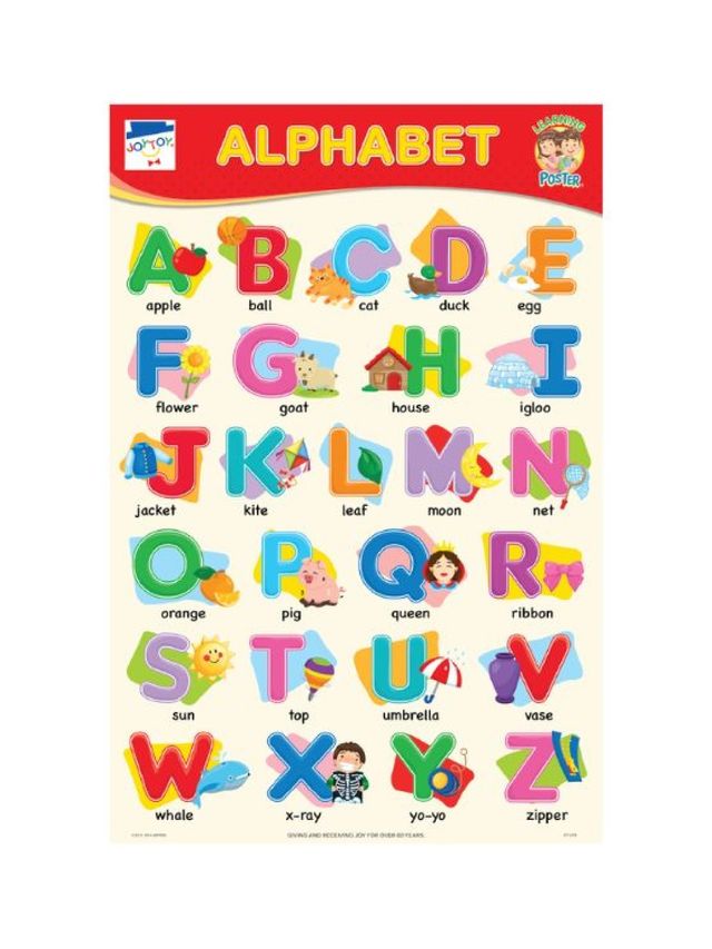 Joytoy Alphabet Poster edamama