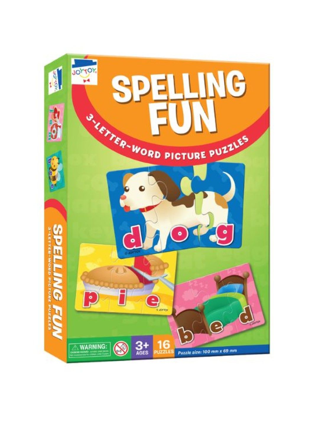 Joytoy Spelling Fun 3-Letter Puzzles (No Color- Image 1)