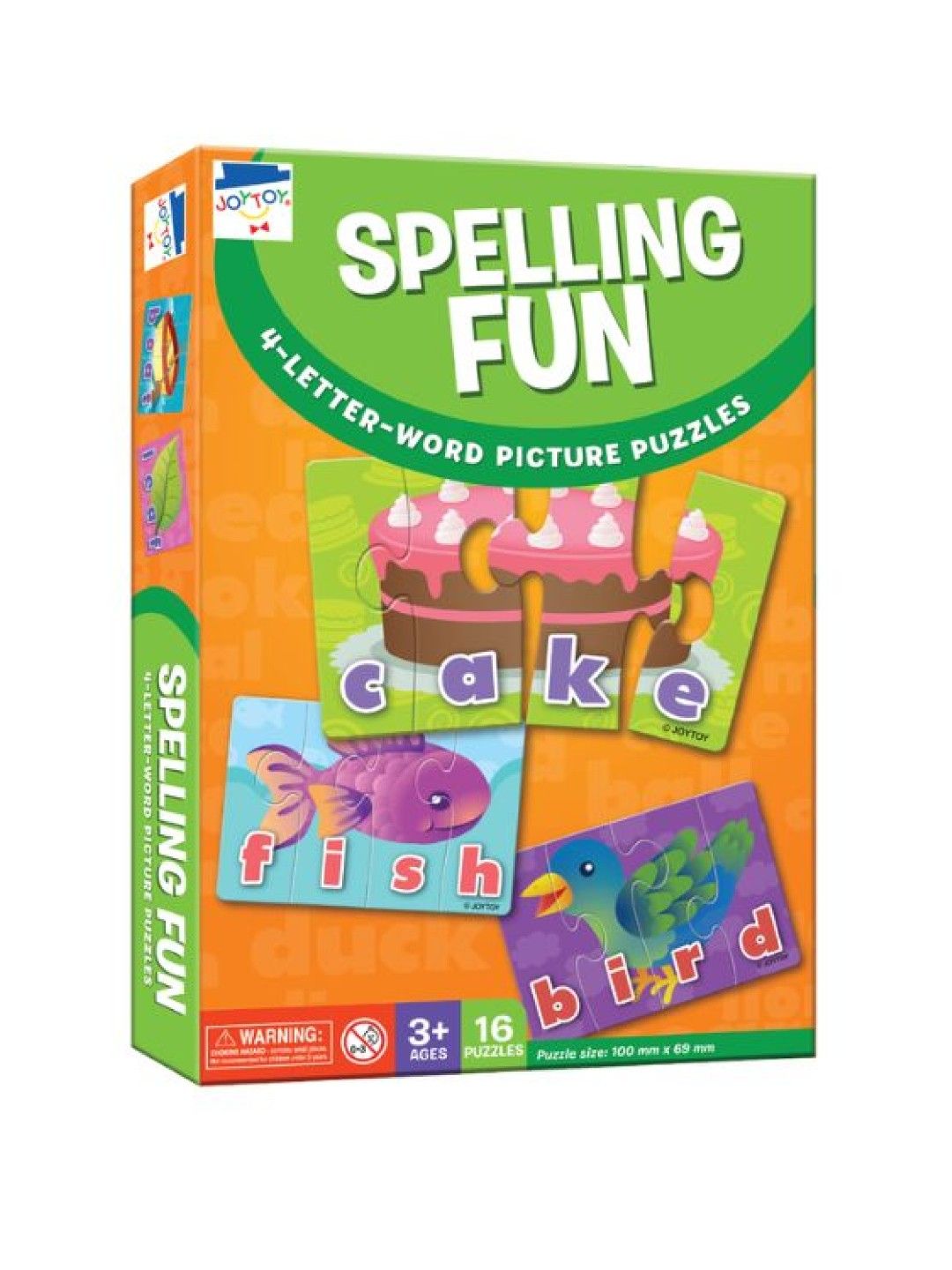 Joytoy Spelling Fun 4-Letter Puzzles (No Color- Image 1)