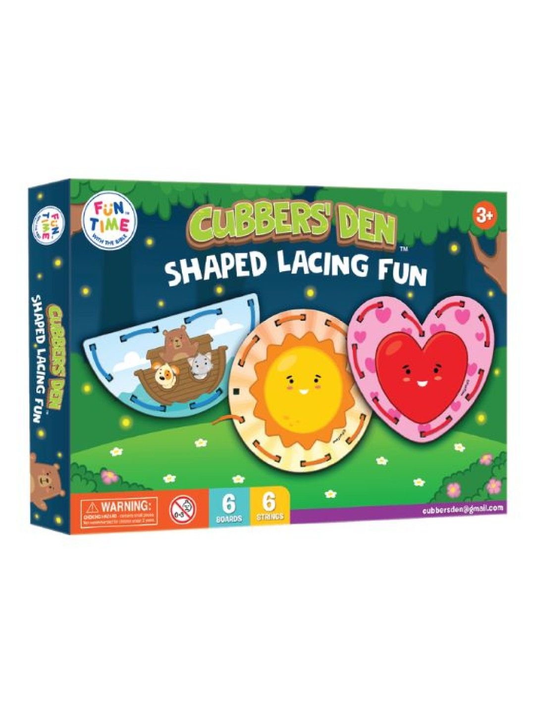 Joytoy Cubbers Den Shapes Lacing Fun (No Color- Image 1)