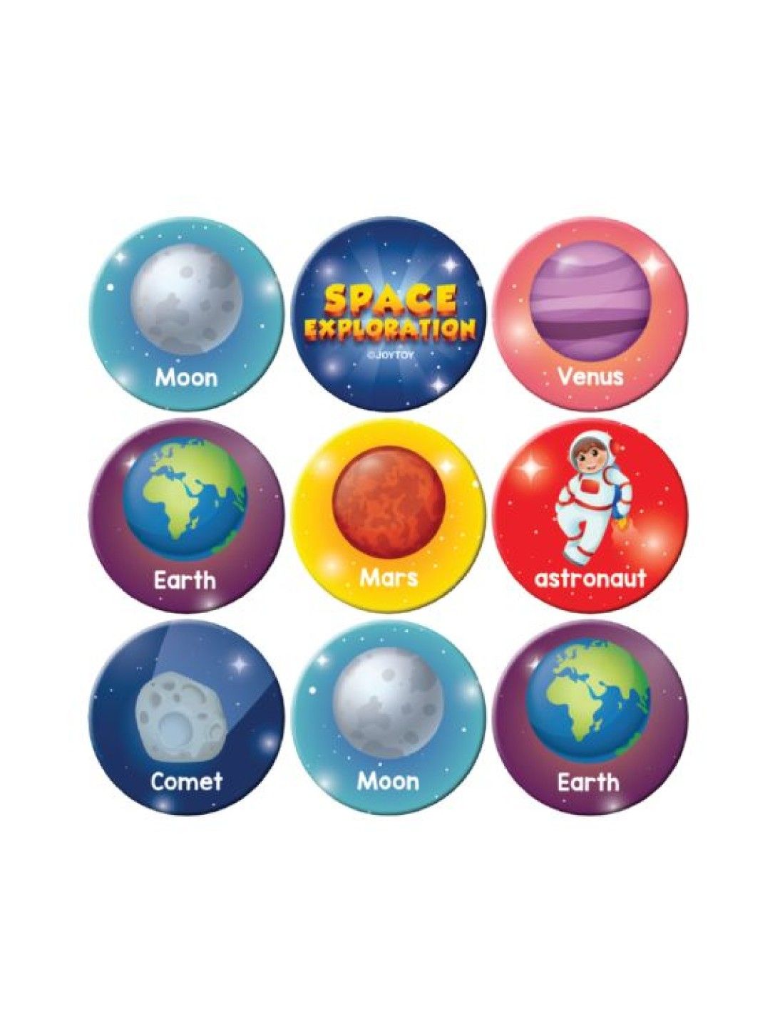 Joytoy Space Exploration Memory Game