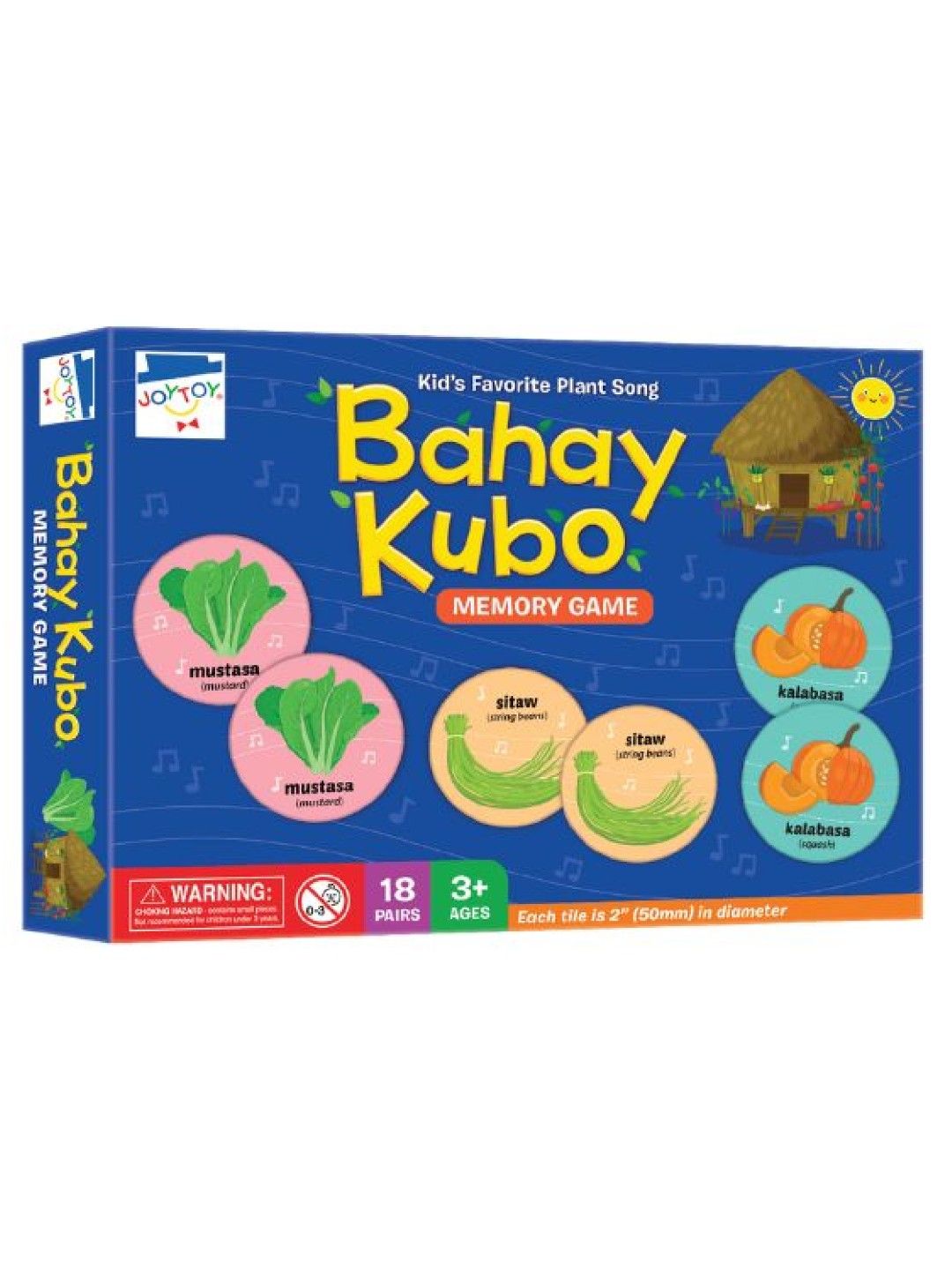 Joytoy Bahay Kubo Memory Game (No Color- Image 1)