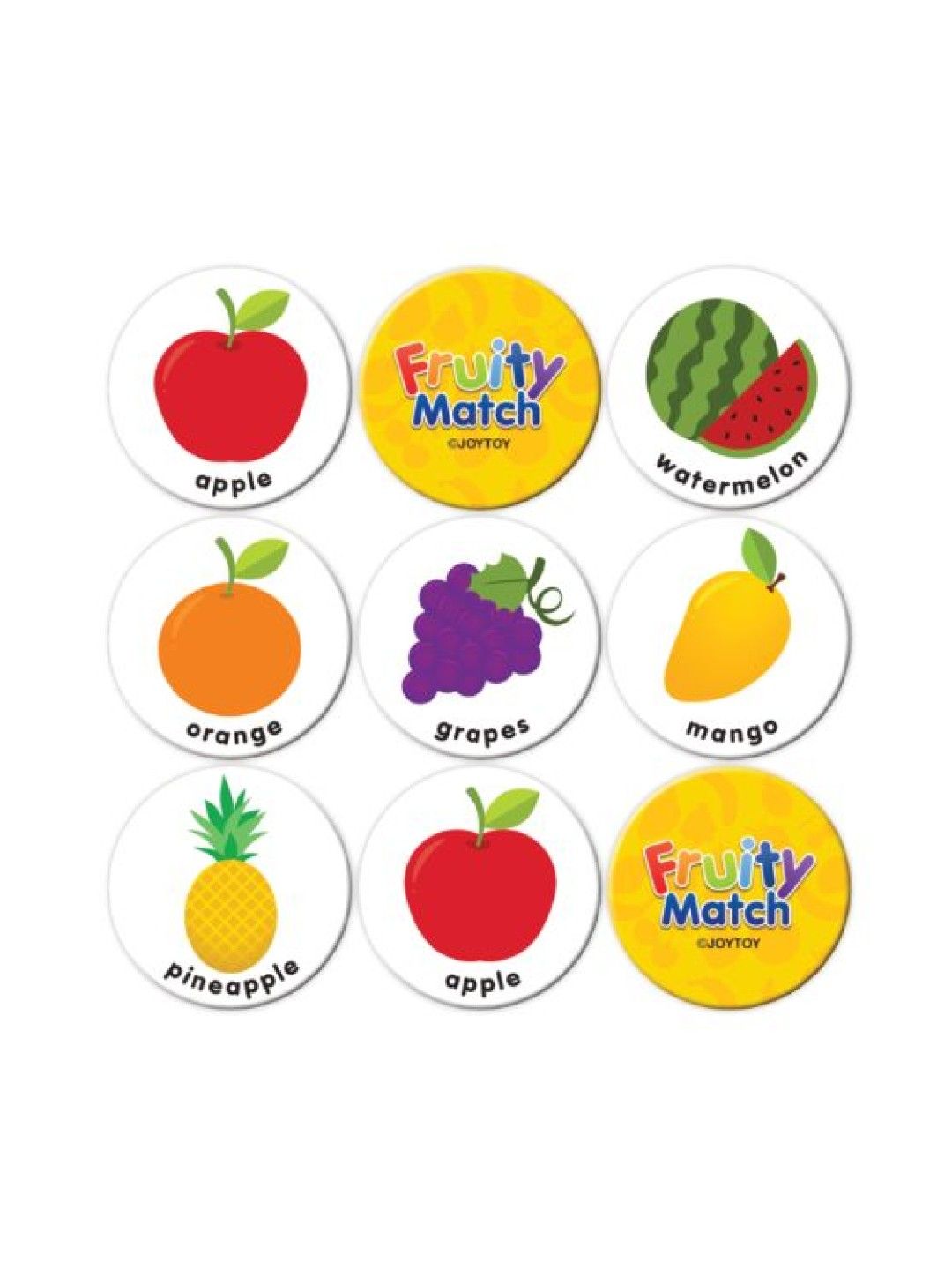 Joytoy Fruity Match Memory Game (No Color- Image 2)