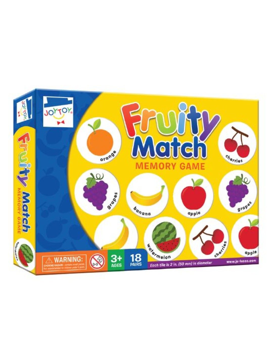 Joytoy Fruity Match Memory Game (No Color- Image 1)